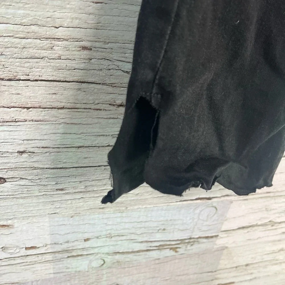 Paige Mayslie Coated Black Joggers size 31 - Picture 5 of 12